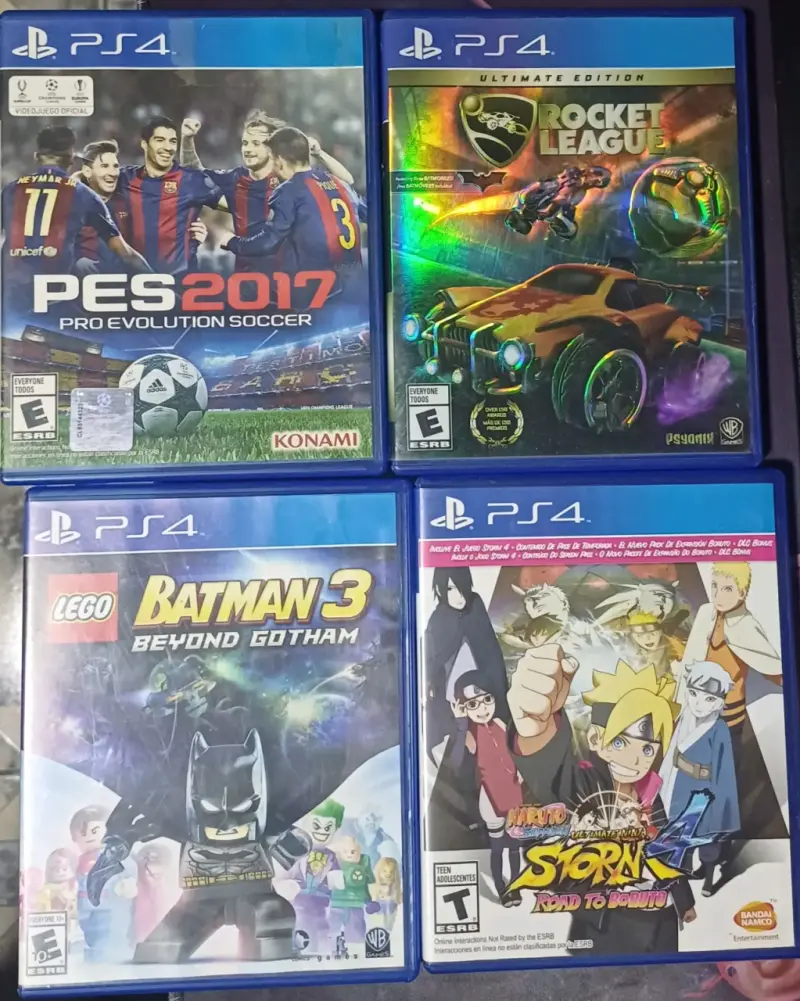 PS4 Slim 1 TB +2 mandos y cables original + Juegos - 2
