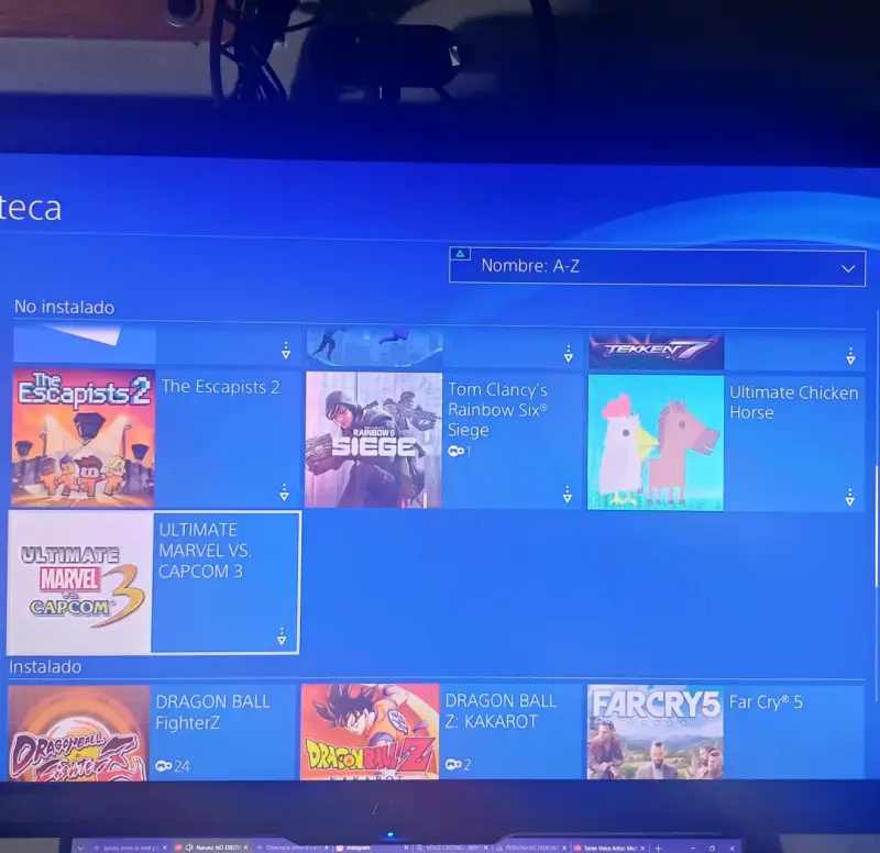 PS4 Slim 1 TB +2 mandos y cables original + Juegos - 3