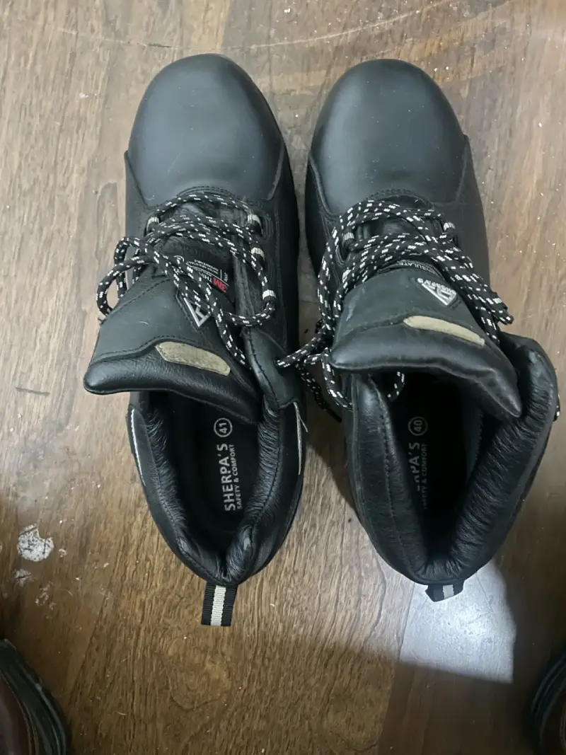 Pantalón y pechera de cuero soldador y zapatos seg - 5