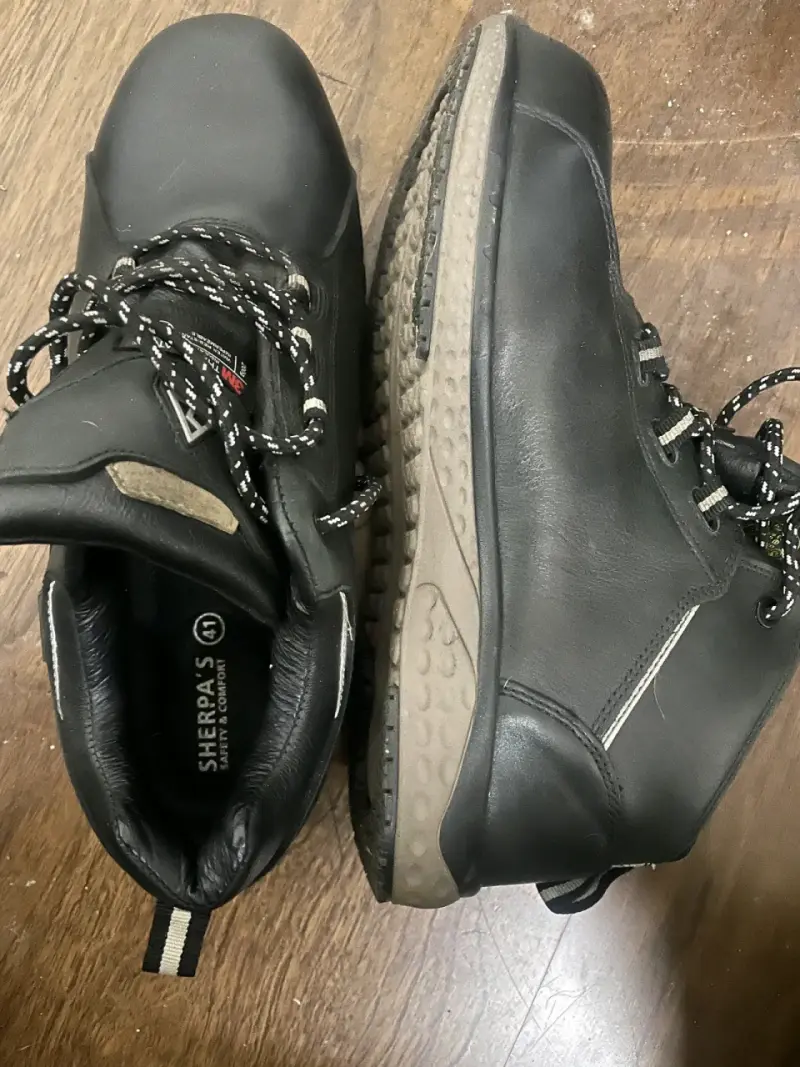 Pantalón y pechera de cuero soldador y zapatos seg - 6