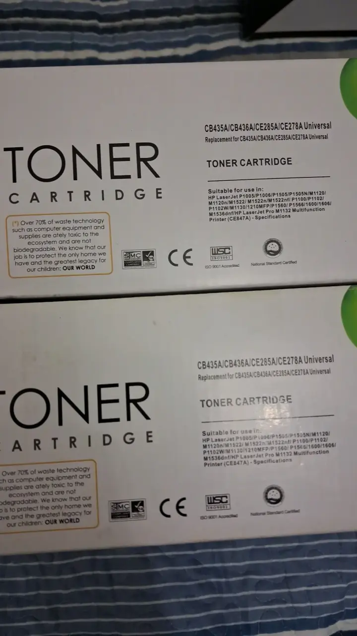 Tóner compatible para impresoras HP y Brother - 5