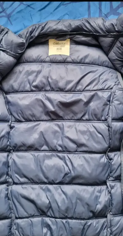 Parka sin mangas color azul, niño talla 12 - miniatura 3