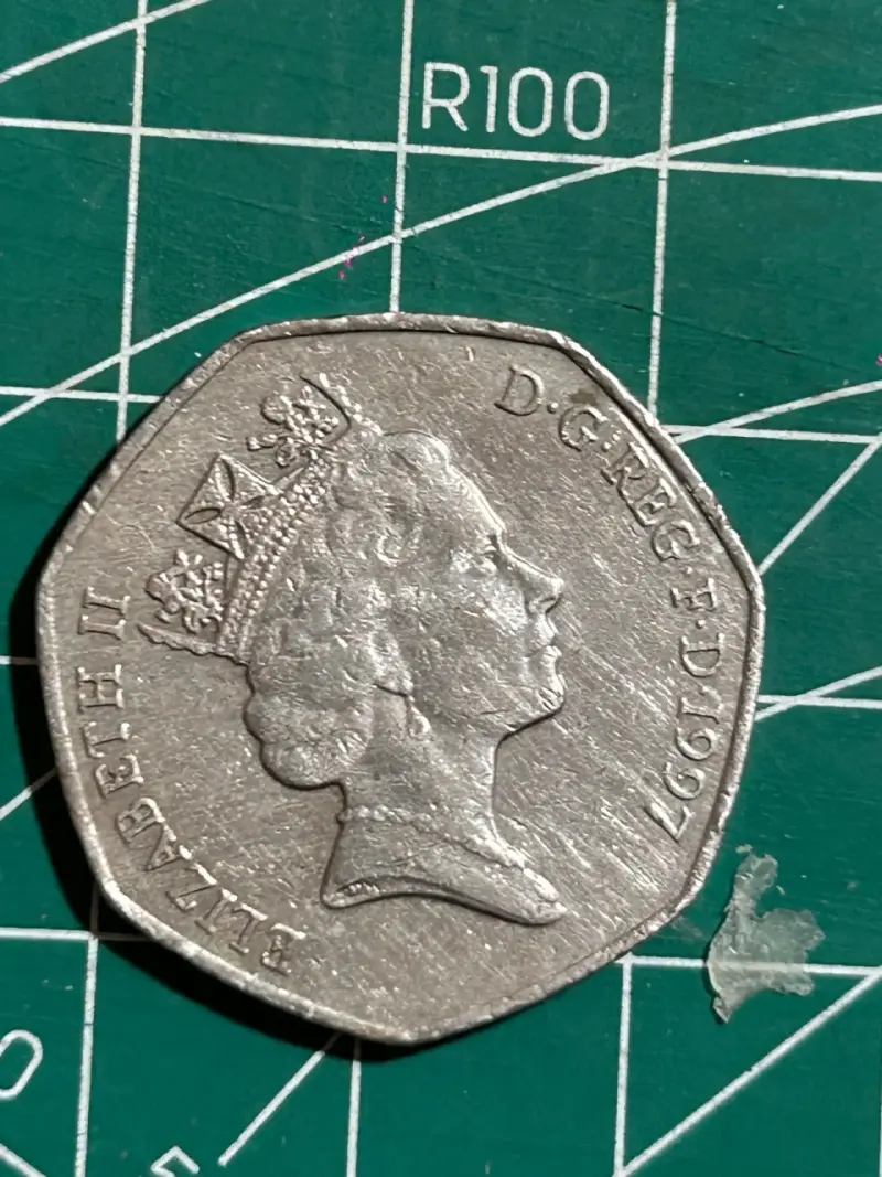 Moneda de colección 50 peniques 1997 1997 - 2