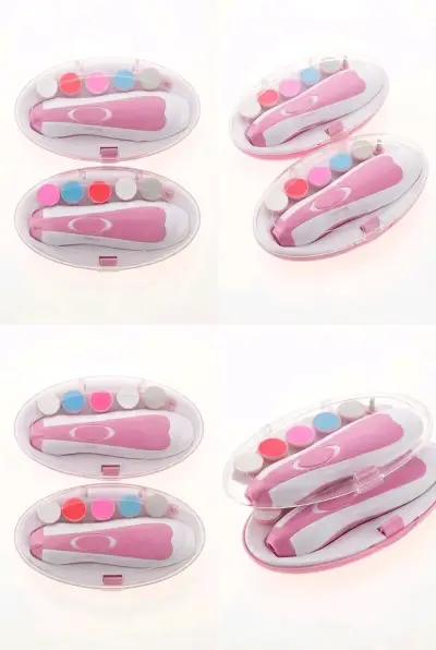 Lima de uñas eléctrica para bebés rosa - miniatura 1