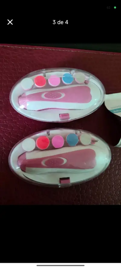 Lima de uñas eléctrica para bebés rosa - miniatura 3