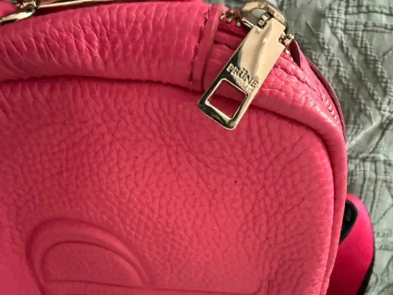 Cartera cruzada rosa Prüne con correa ajustable - 2