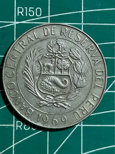Moneda 10 Soles de Oro Perú 1969 1969 - miniatura 1