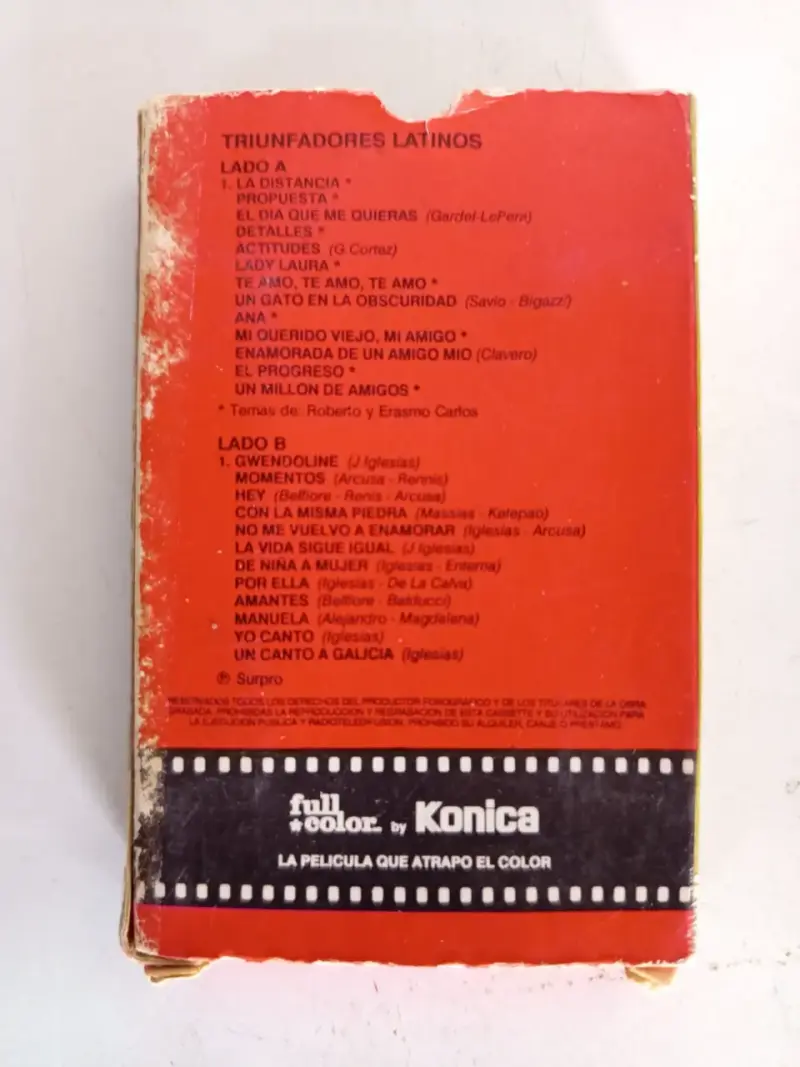 Cassette de música Original Triunfadores Latinos - 4