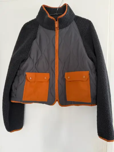 Chaqueta de invierno UGG gris y naranja - miniatura 1