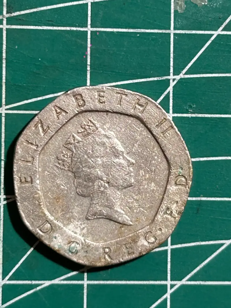 Moneda de 20 peniques de 1991 Reino Unido - 2