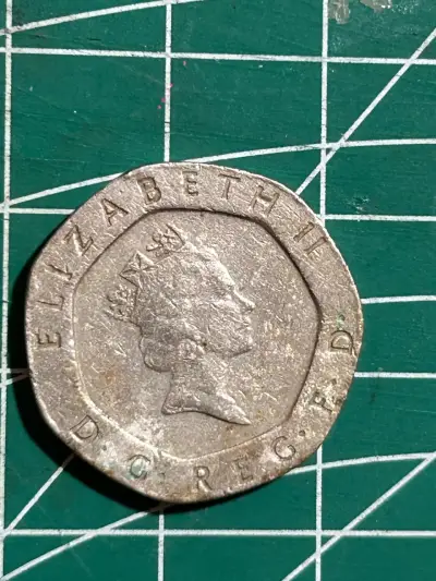 Moneda de 20 peniques de 1991 Reino Unido - miniatura 2
