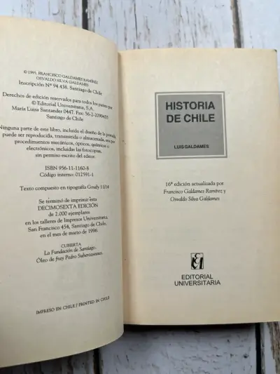 Libro Historia de Chile por Luis Galdames - miniatura 3