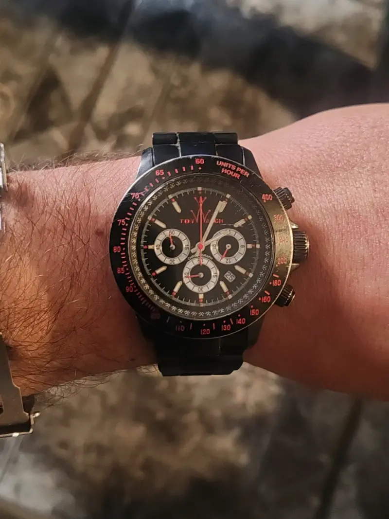 TOY WATCH FLUO CHRONOGRAPH PLASTERAMIC – JAPAN MOV - 3