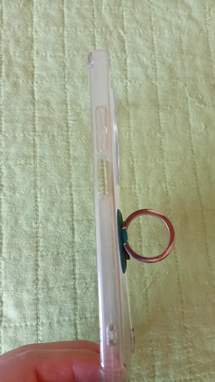 Funda transparente con soporte para celular - 3