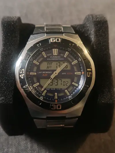 Casio AQ-164W Illuminator - Japan movt – Reloj ana - miniatura 1