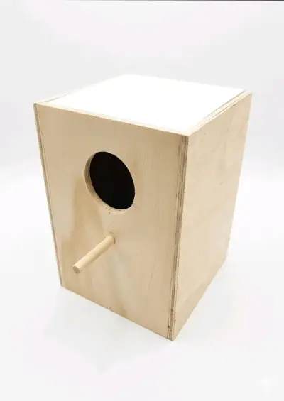 Caja nido de madera para ninfas - miniatura 1