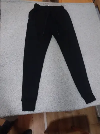 Pantalones deportivos negros unisex - miniatura 1