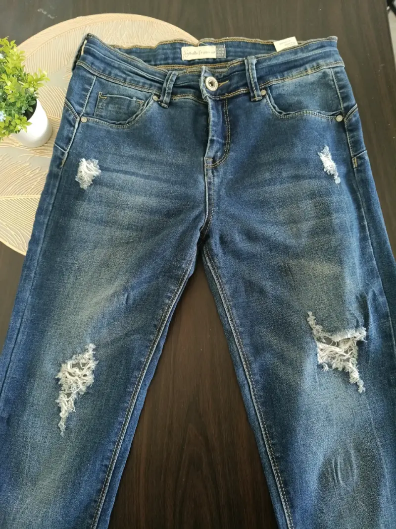 Jeans de mezclilla para mujer en varios colores - 2