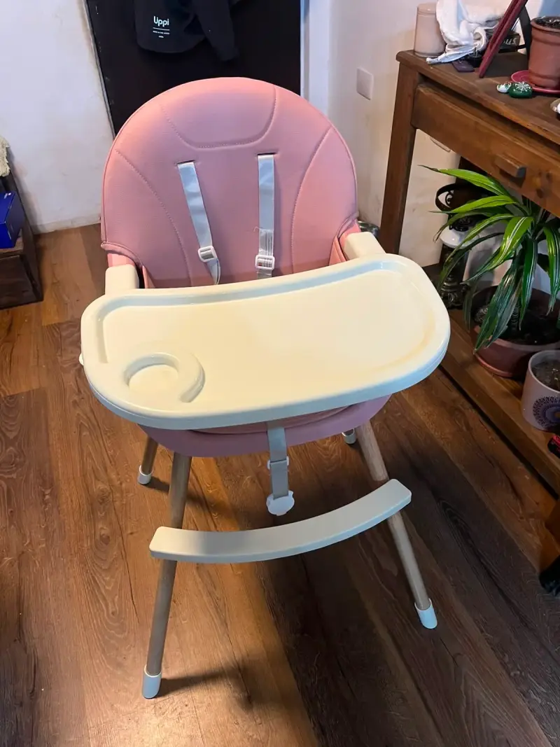 Silla de comer para bebé con bandeja ajustable - 2