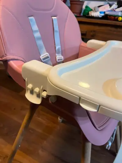 Silla de comer para bebé con bandeja ajustable - miniatura 5