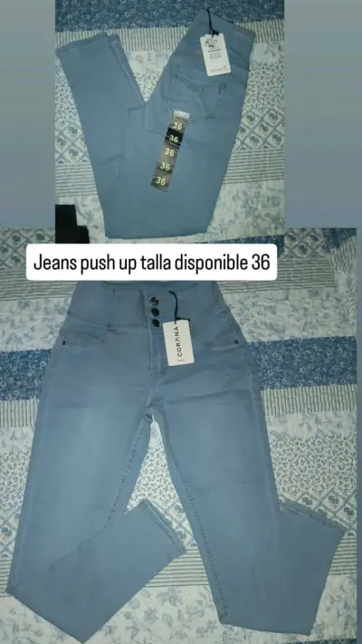 Jeans Push Up y Baggy para Mujer Talla 36-40 - miniatura 1