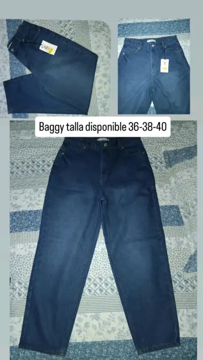 Jeans Push Up y Baggy para Mujer Talla 36-40 - miniatura 3