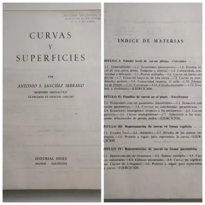 Libro Curvas y Superficies con Ejercicios Resueltos - miniatura 2