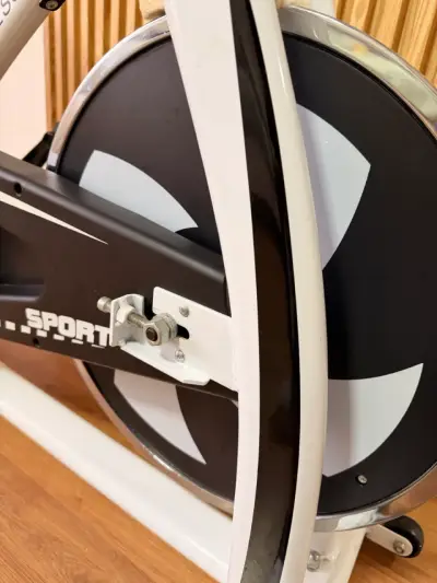 Bicicleta estática Crowd Fitness Sport blanca - miniatura 2
