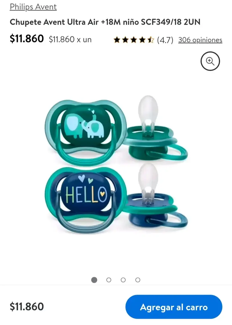 Chupetes Avent Ultra Air - 2