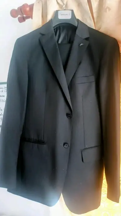 Chaqueta formal negra Trial talla 50 - miniatura 1