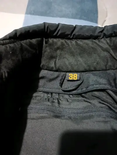Chaqueta de moto GMS azul y gris con diseño ABX - miniatura 5