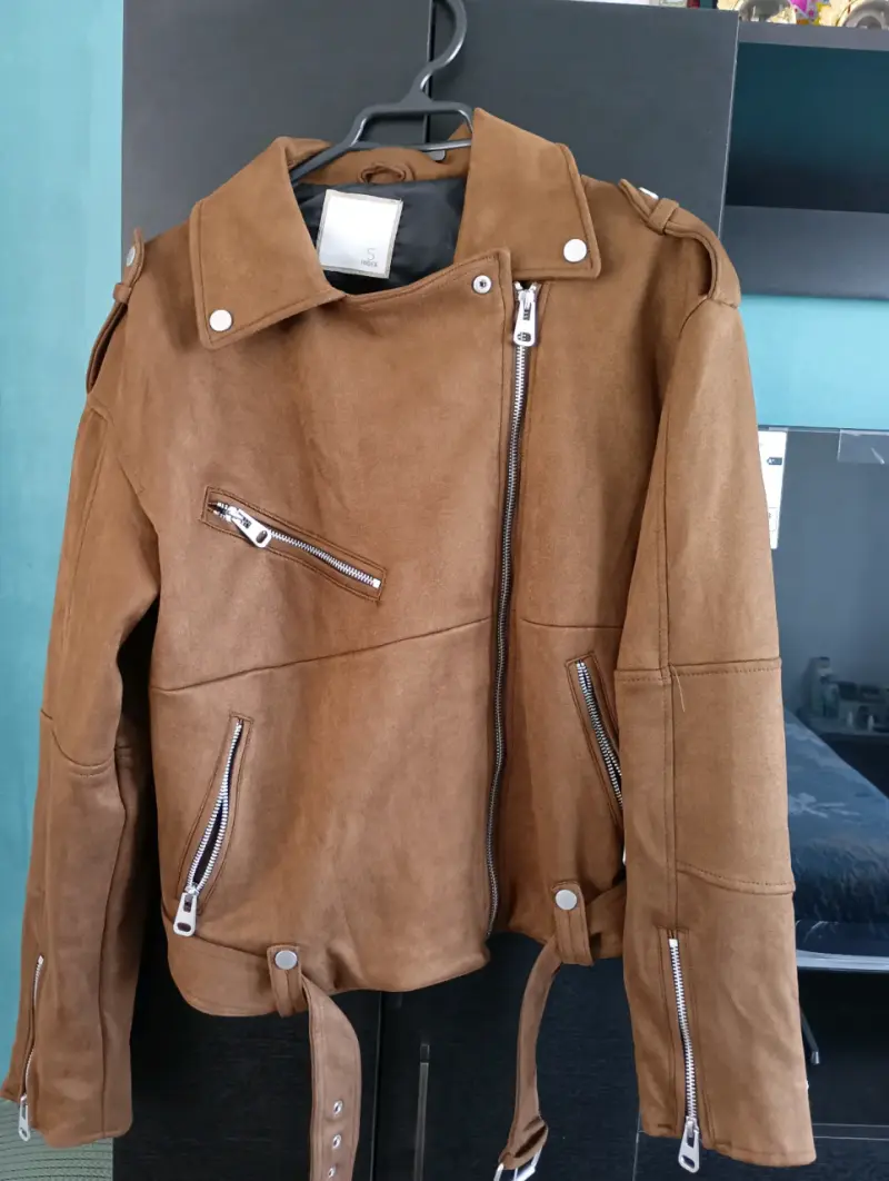 Chaqueta Mujer Efecto Piel Gamuza Index Talla S - 2