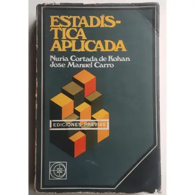 Libro Estadística Aplicada de Nuria Cortada de Kohan y José Manuel Carro - miniatura 1