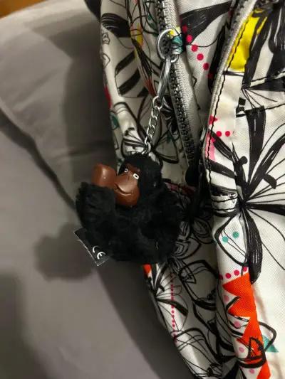 Mochila Kipling con estampado floral y estuche - miniatura 4
