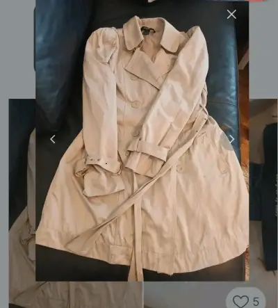 Chaqueta trench beige  Sara Kelly para mujer - miniatura 1