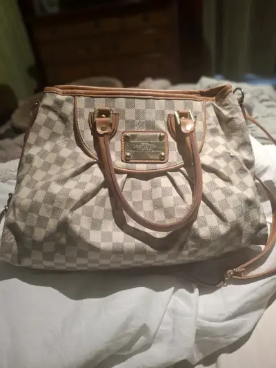 Bolso de mano Louis Vuitton Damier Azur - miniatura 1