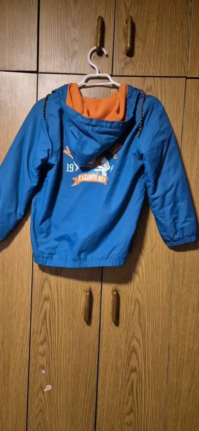 Chaqueta azul para niño Maui & Sons con forro polar - miniatura 3