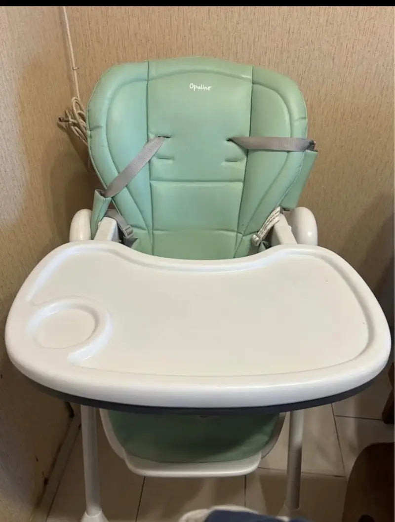 Silla de Comer para Bebé Opaline Verde - 3