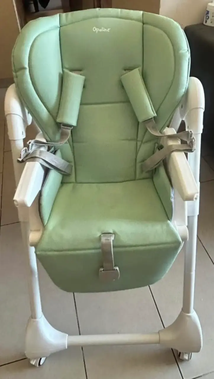 Silla de Comer para Bebé Opaline Verde - 4
