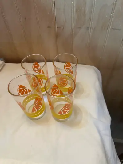 Set 4 vasos Libbey  años 70 - miniatura 2