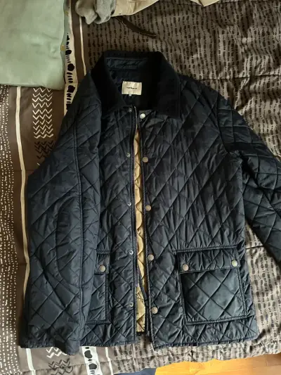 Chaqueta acolchada azul marino para hombre - miniatura 2