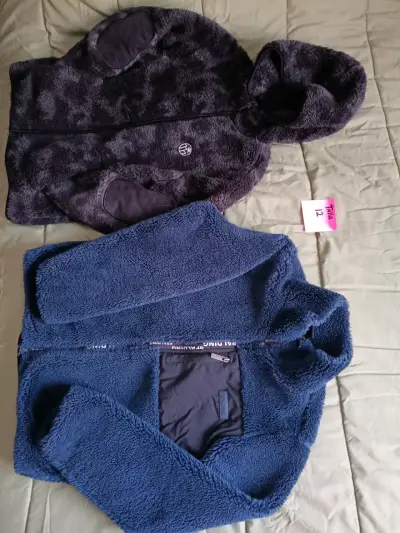 Chaqueta de mezclilla azul para niño talla 14 - miniatura 5