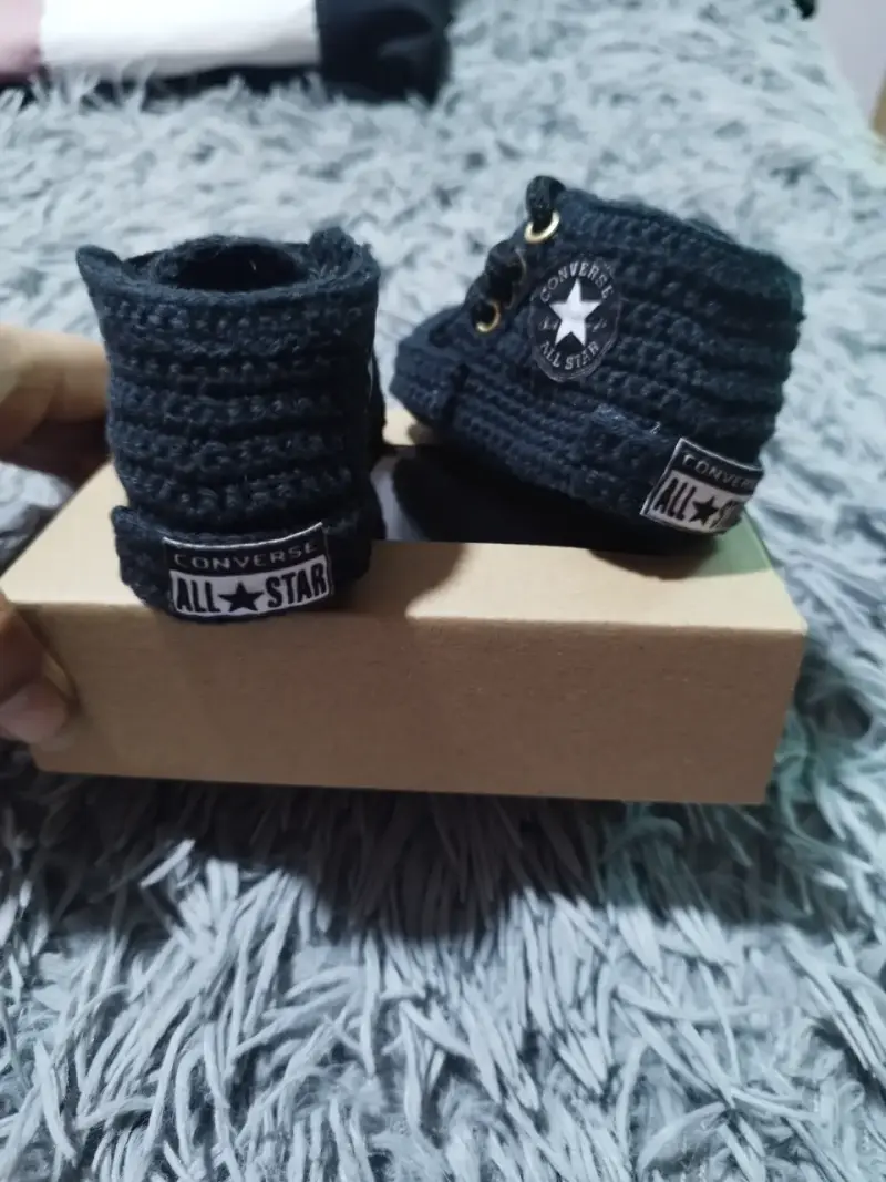 Zapatillas tejidas para bebé Converse All Star - 2