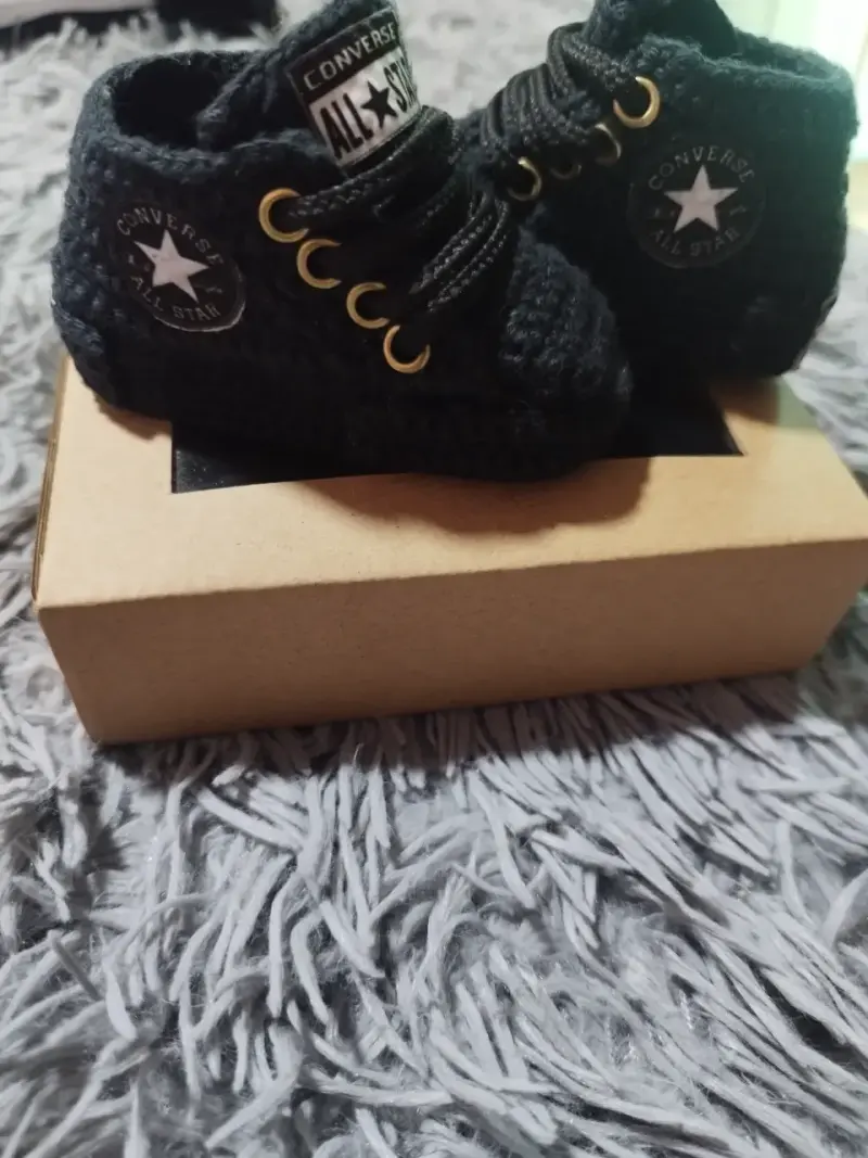Zapatillas tejidas para bebé Converse All Star - 3