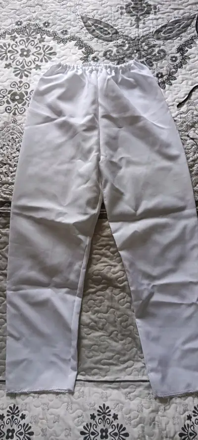 Pantalón blanco niño - miniatura 1