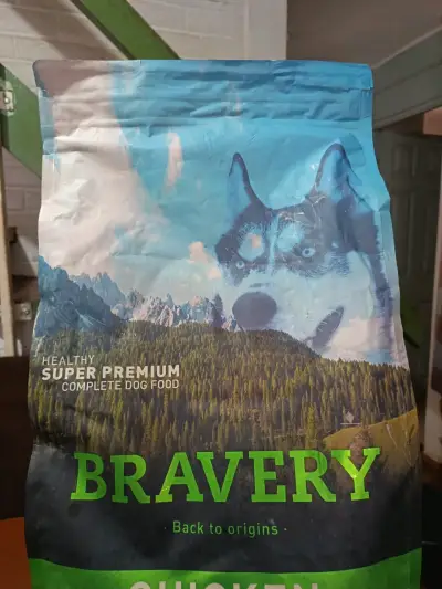 Alimento Bravery para perros, sabor pollo 7kg - miniatura 2