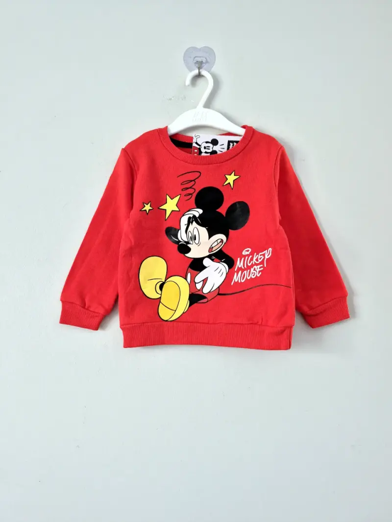 Polerón rojo infantil de Mickey Mouse