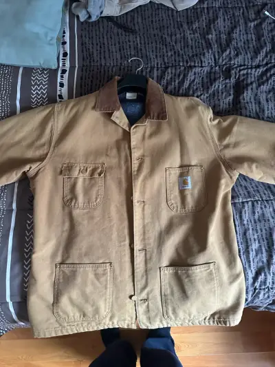 Chaqueta Carhartt marrón con forro interior - miniatura 1