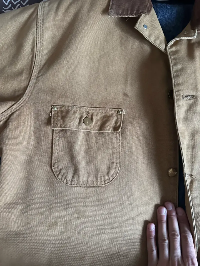 Chaqueta Carhartt marrón con forro interior - 3