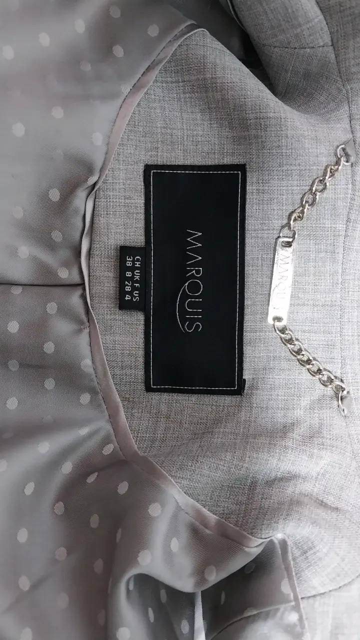 Blazer gris, mujer Marquis elegante - 2